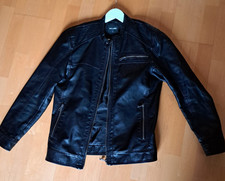 Kinder kunstlederjacke schwarz gebraucht kaufen  Hof