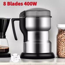 Usado, Moedor de café elétrico 8 lâminas 400W moedor feijão tempero liquidificador fosco comprar usado  Enviando para Brazil