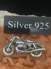 Silver motorbike pendant for sale  BRIGHTON