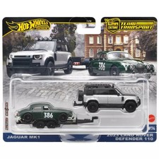 Veículo Hot Wheels Team Transport Jaguar MK1/2023 Land Rover Defender 110 em escala 1/64 comprar usado  Enviando para Brazil