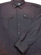 Usado, Camisa masculina Armani Exchange manga longa algodão poliéster 2XL XX XXL comprar usado  Enviando para Brazil