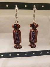 Mini brincos de barra de chocolate (Snickers), usado comprar usado  Enviando para Brazil