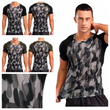 Moletom masculino caminhada regata praia camiseta atlética camisa ao ar livre comprar usado  Enviando para Brazil