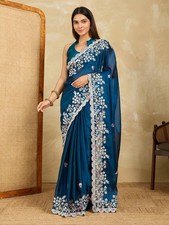 Rangoli silk saree for sale  WEMBLEY
