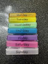 Weekly pill box for sale  DOWNHAM MARKET