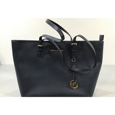 Usado, Bolsa tote Michael Kors grande cabo duplo azul marinho comprar usado  Enviando para Brazil