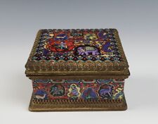 Antiga caixa de porcelana alemã mercado otomano ou persa bronze montada comprar usado  Enviando para Brazil