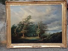 Quadro olio tela usato  Barge