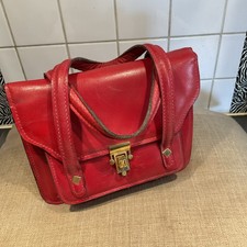 Vintage red leather for sale  BOREHAMWOOD