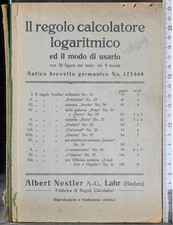 Regolo calcolatore logaritmico usato  Ariccia