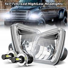 Par de faróis de LED 5X7 7X6" para Ford Super Duty Truck F550 F600 F650 F700 F750 comprar usado  Enviando para Brazil