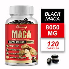 120pcs Maca 8050mg - Reforço de testosterona, resistência, saúde muscular - Tribulus comprar usado  Enviando para Brazil