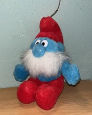 Plüschtier papa schlumpf gebraucht kaufen  Burk