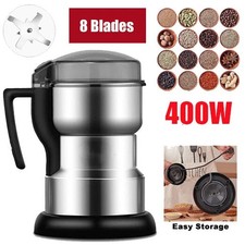 Moedor de café elétrico 400W moedor grão noz tempero liquidificador fosco seco✨ comprar usado Moedor de café elétrico 400W moedor grão noz tempero liquidificador fosco seco✨ comprar usado  Enviando para Brazil