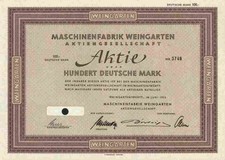 Maschinenfabrik weingarten 195 gebraucht kaufen  Bayreuth