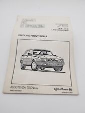 Manuale officina alfa usato  Novara