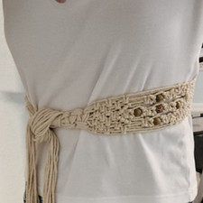 Vintage macrame belt for sale  Phoenix