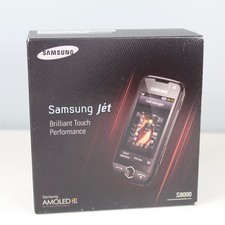 Raro Vintage Samsung Jet S8000 Rosa Preto Telefone GSM Na Caixa Completo Internationa, usado comprar usado  Enviando para Brazil