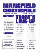 Mansfield town chesterfield for sale  DERBY