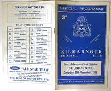Kilmarnock st. johnstone for sale  NEATH