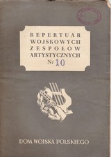 REPERTUAR WOJSKOWYCH ZESPOŁÓW MUZYCZNYCH nr 10 na sprzedaż  PL