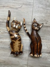 Deko katzen holz gebraucht kaufen  Deutschland
