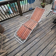 Vtg mcm chaise for sale  Marengo
