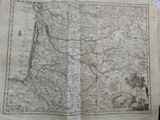 Carta geografica 1730 usato  Trieste