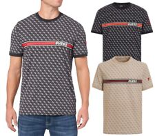 Camiseta masculina GUESS All Over Jamey gola redonda manga curta algodão macio P-2XL comprar usado  Enviando para Brazil