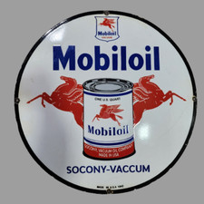Porcelian mobiloil enamel d'occasion  Expédié en Belgium