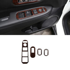 Para Honda Vezel HRV 2015-2020 Interruptor de elevação de janela madeira pêssego tampa de botão acabamento 4* comprar usado  Enviando para Brazil