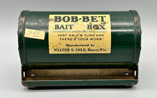 Caixa de isca BOB BET castor Wisconsin WI pesca vintage! comprar usado  Enviando para Brazil