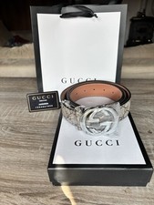 Cintura gucci beige usato  Castiglione delle Stiviere