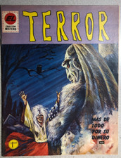 TERROR #10 (1967 México) revista de terror cómic en blanco y negro en español en muy buen estado segunda mano  Embacar hacia Mexico