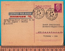 Luftpost erstflug interflug gebraucht kaufen  Hoyerswerda