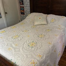 Vintage chenille bedspread for sale  Crosbyton