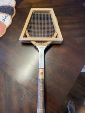 INCRÍVEL Raquete de Tênis Vintage Anos 1960 Wilson Jack Kramer Autógrafo Madeira comprar usado  Enviando para Brazil