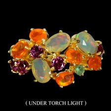 Anel de prata esterlina 925 opala de fogo oval 6x4mm apatita esmeralda joia 6 comprar usado Anel de prata esterlina 925 opala de fogo oval 6x4mm apatita esmeralda joia 6 comprar usado  Enviando para Brazil