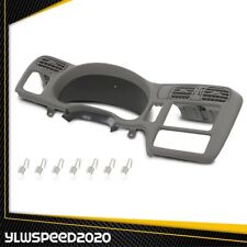 BLAZER CINZA PAINEL DUPLO DIN FIT PARA 1998-04 CHEVY S-10 GMC SONOMA JIMMY  comprar usado  Enviando para Brazil