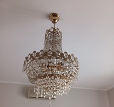 Lampadario ottone barocco usato  Asti