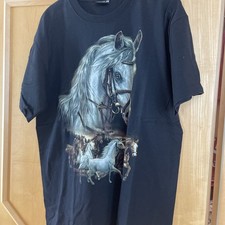 Shirt pferdeprint wild gebraucht kaufen  Ingolstadt