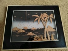 Vintage framed cork for sale  NEWPORT