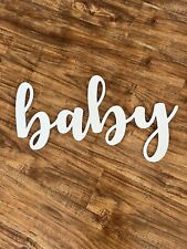 Placa de madeira personalizada para bebê | Decoração de quarto infantil | Arte de parede para quarto de bebê | Placa de madeira comprar usado  Enviando para Brazil