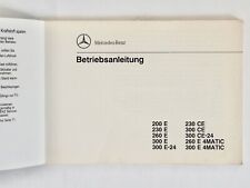 Mercedes betriebsanleitung 124 gebraucht kaufen  Fellbach