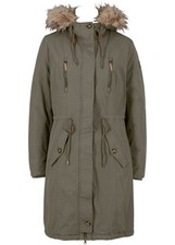 Winterparka fellimitat kapuze gebraucht kaufen  Kiel