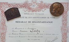 Diplôme médaille reconnaissa d'occasion  Antibes