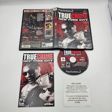 True Crime: New York City (PlayStation 2, 2005) na caixa com isenção de responsabilidade rara da polícia de Nova York, usado comprar usado  Enviando para Brazil