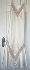 Lacy cream satin for sale  EASTBOURNE