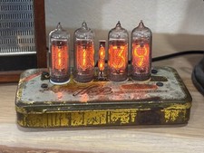 Handgefertigte nixie uhr gebraucht kaufen  Erlensee