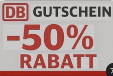 Gutscheincode deutschen bahn gebraucht kaufen  Nürnberg